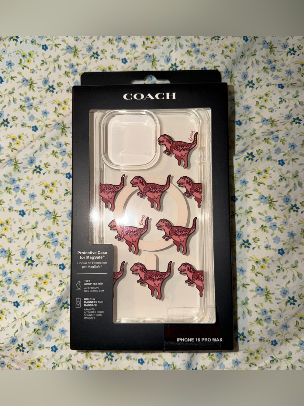 Coach dinosaur phone case